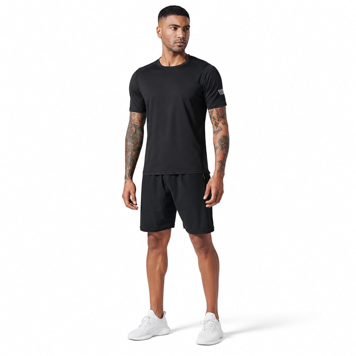Athvena DryCore Crew Tees – 5 Pack