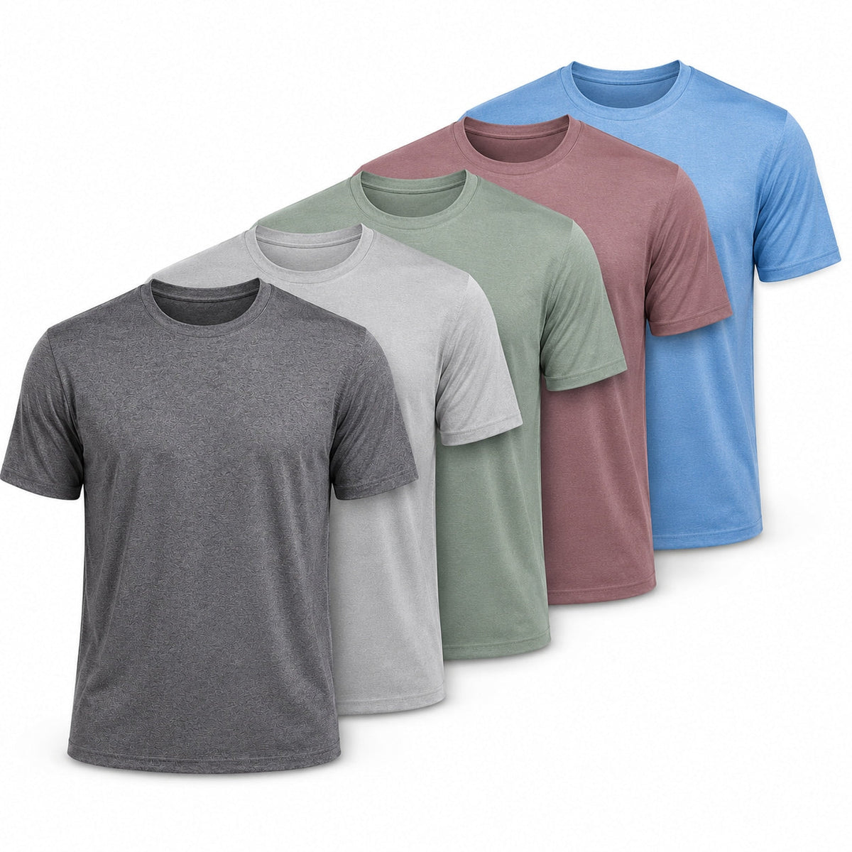 Athvena DryCore Performance Tees – 5 Pack