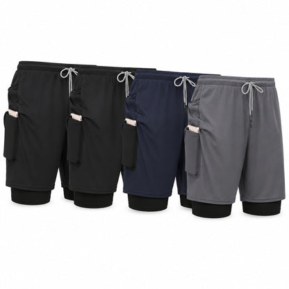 Athvena DualRun Shorts – 4 Pack